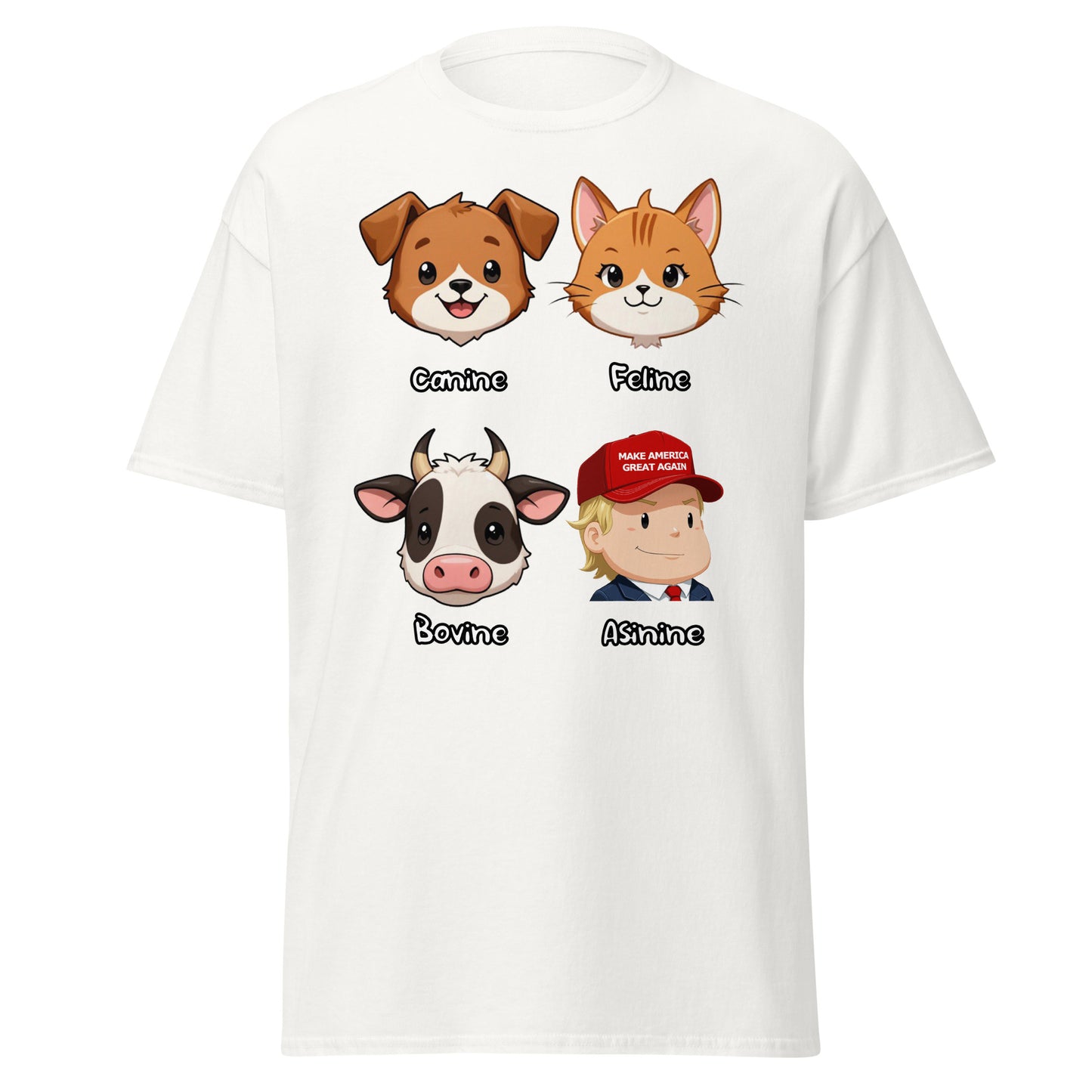 Free Speech 1st Amendment T-Shirt featuring cute animal graphics and a cartoon character